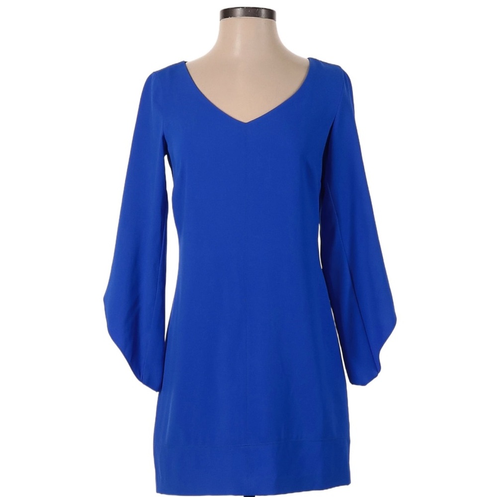NWOT Laundry by Shelli Segal Royal Blue Long-Sleeved Dress